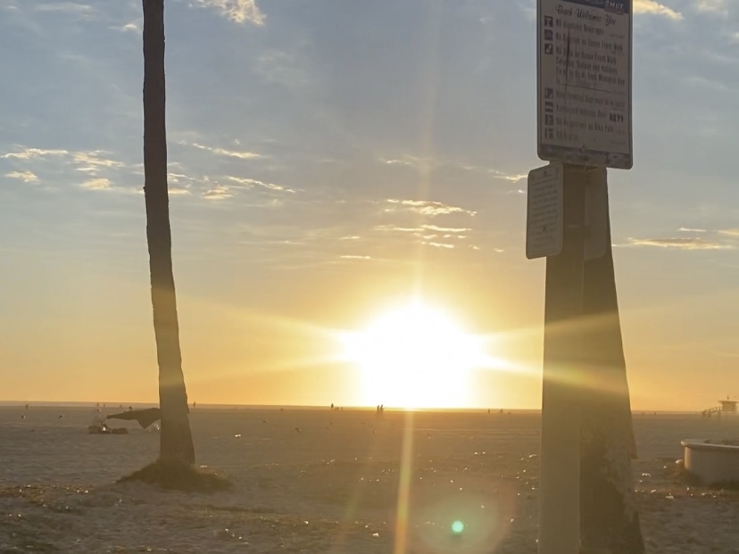 ロサンゼルス ベニスビーチに行くべき時間帯 サンセット夕日